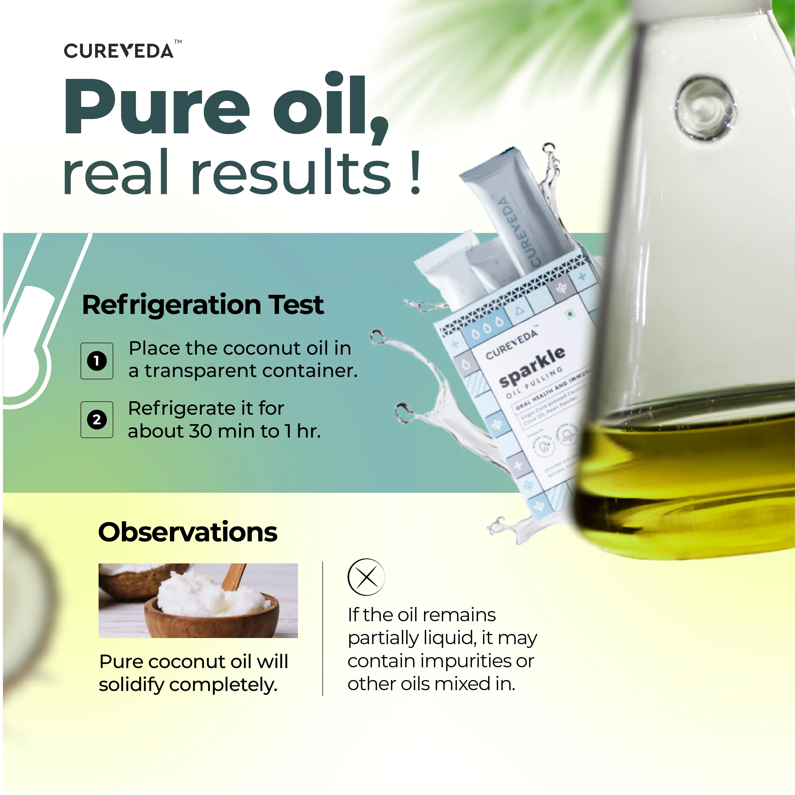 Cureveda Sparkle : Oil Pulling with Coconut Oil - Image 7