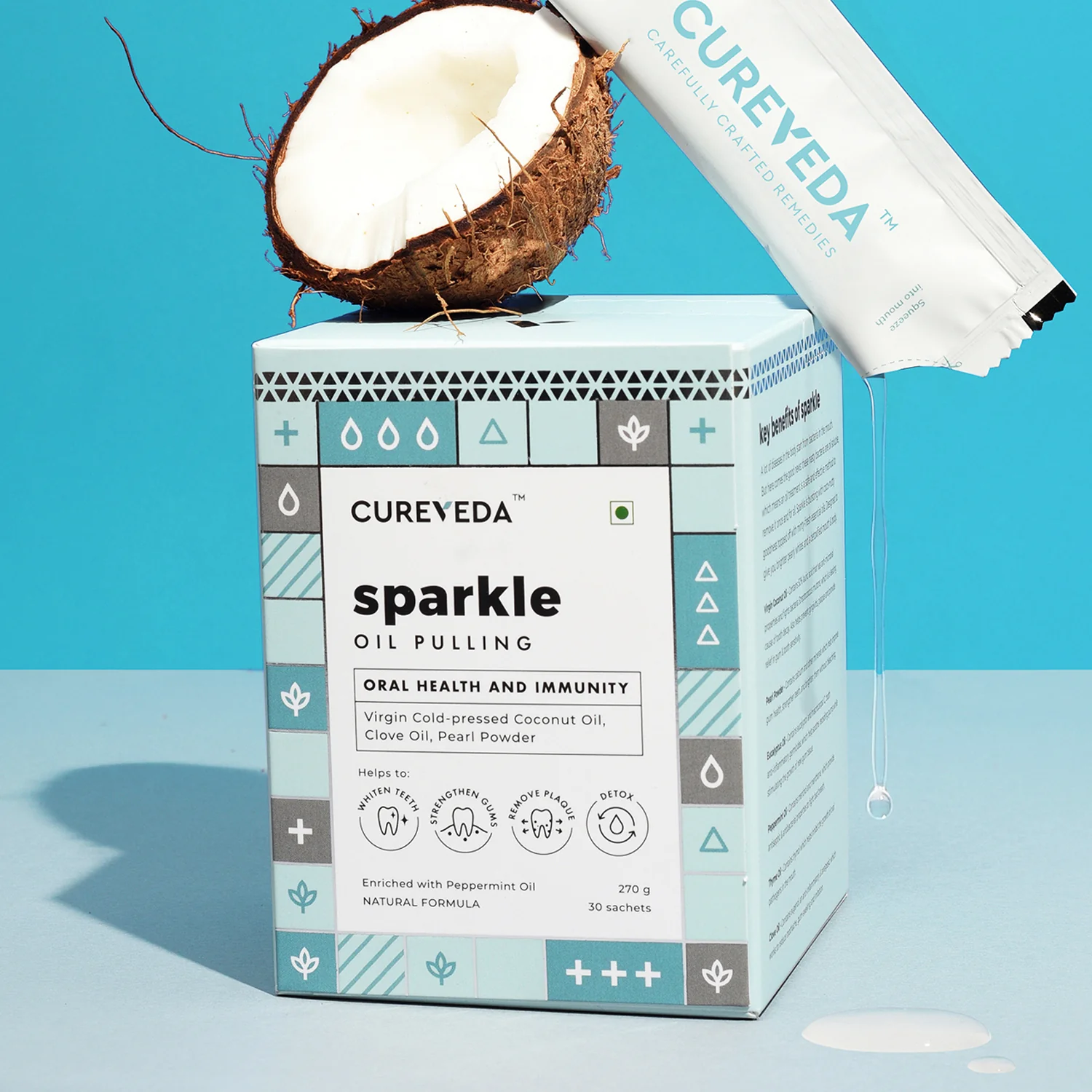 Cureveda Sparkle : Oil Pulling with Coconut Oil - Image 10